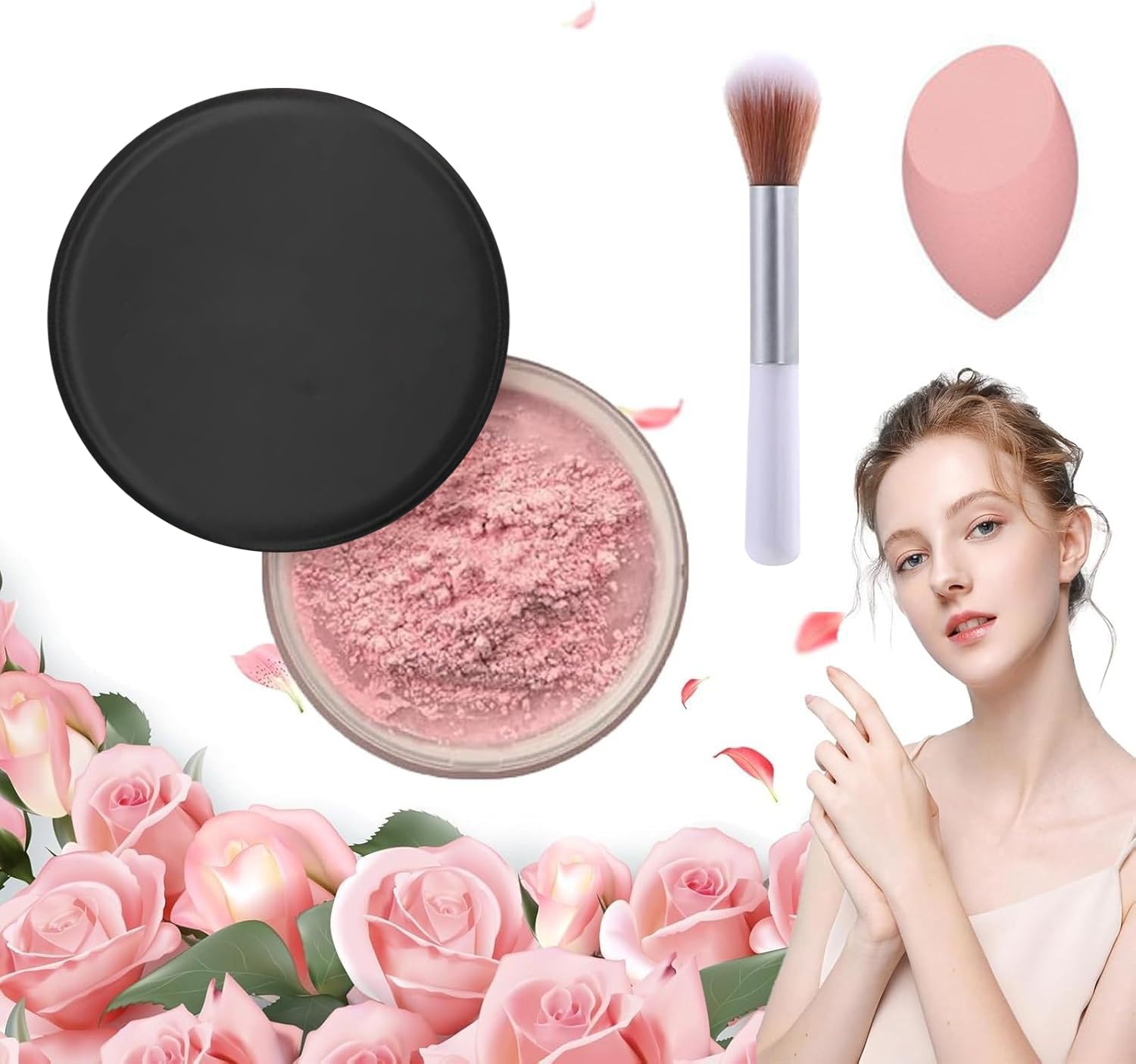 Milano Luminance Pink Setting Powder - Long-Lasting, Oil Control for All Skin Tones | Perfect for Daily Makeup & Special Occasions