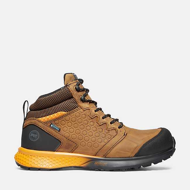 Men's Reaxion Composite Toe Waterproof Work Sneakers - Lightweight Safety Shoes for Construction, Warehouse & Outdoor Work