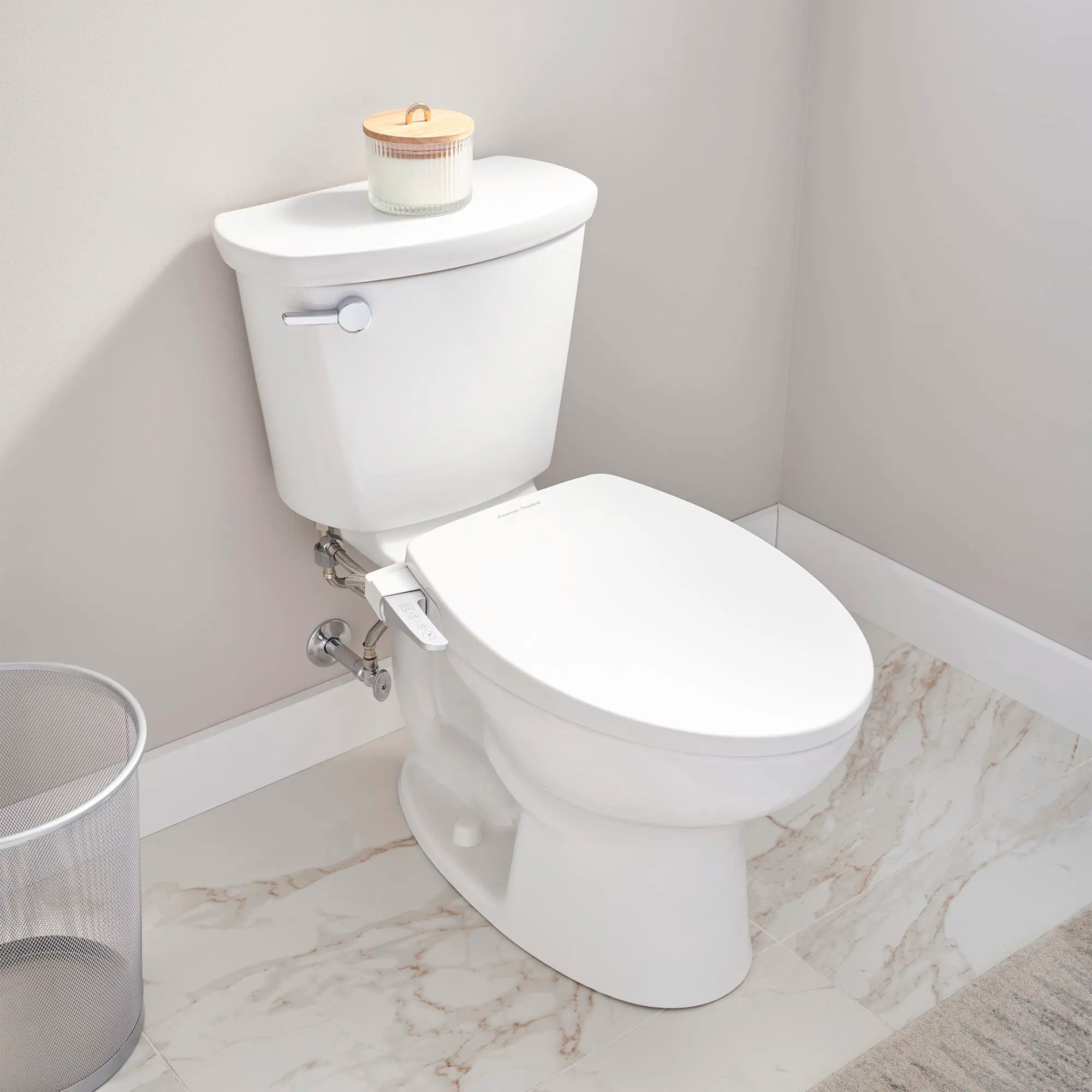 AquaWash® Slim Non-Electric Bidet Toilet Seat - Manual Operation, Easy Installation, Hygienic Cleaning for Bathroom & Spa Use