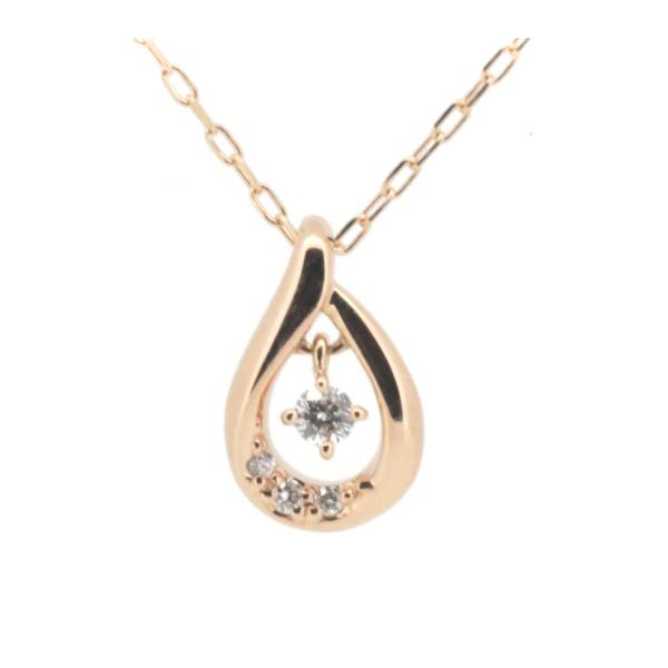 4℃ Diamond Necklace in 18K Pink Gold for Women - Pre-Owned in Excellent Condition | Elegant Gift for Anniversary, Valentine's Day & Special Occasions