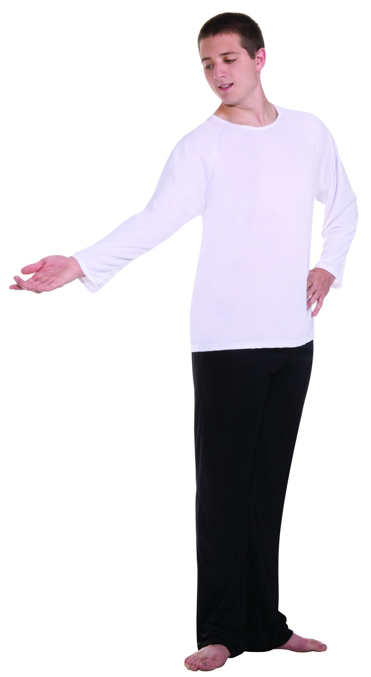 Body Wrappers Unisex Straight Leg Worship Dance Pants - Comfortable Stretch Fabric for Church Performances & Contemporary Dance