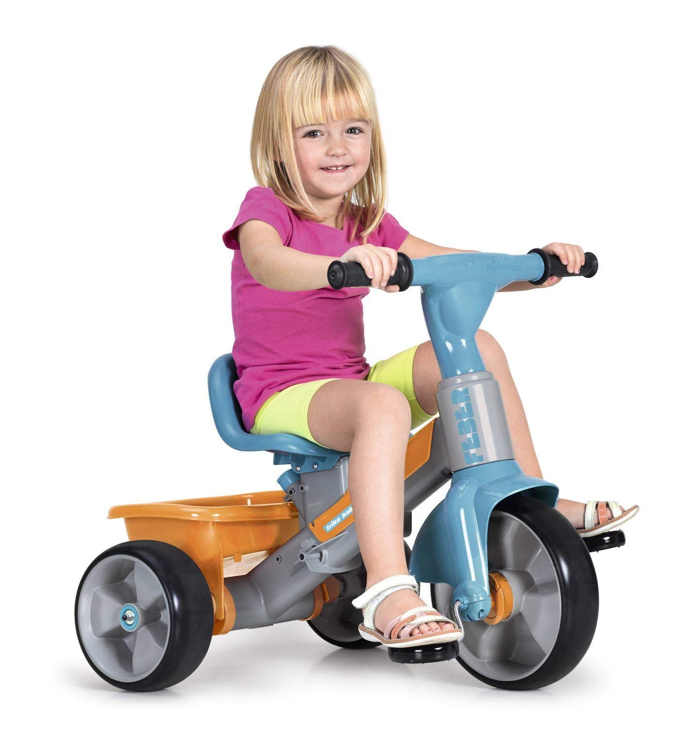 Feber Tryke Baby Plus Music Tricycle for Toddlers - Interactive Ride-On Toy with Sounds & Lights - Outdoor & Indoor Play for Kids (Famosa 800009614) - Perfect for Backyard Fun, Park Rides & Learning Balance