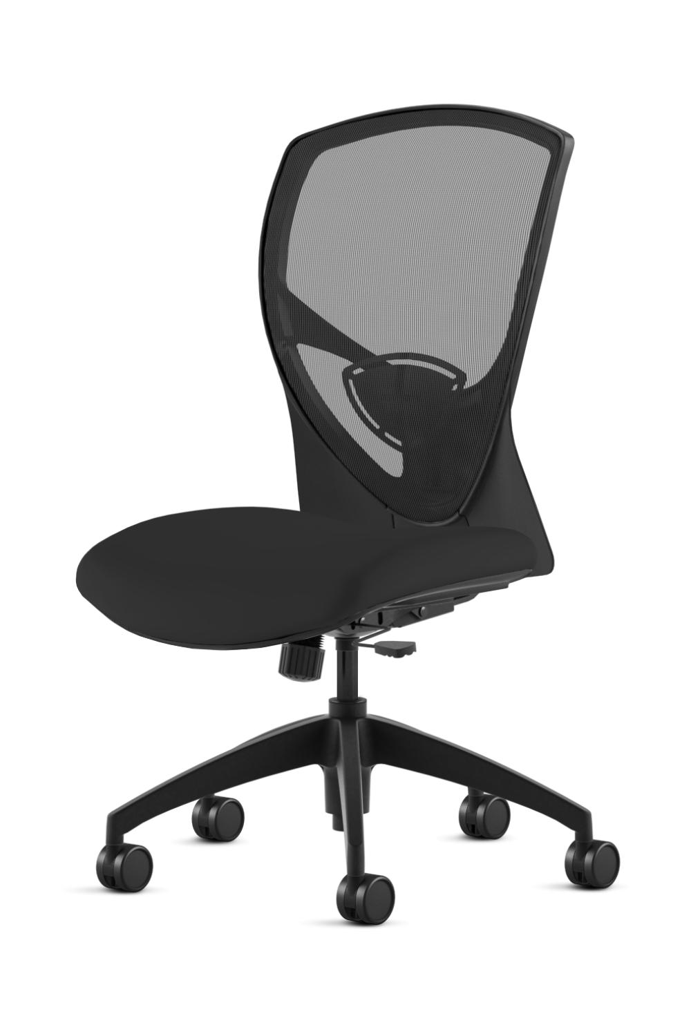 9 to 5 Theory Mid Back Ergonomic Office Chair with Adjustable Seat Slider - Lumbar Support Mesh Task Chair for Home & Office Workspace (Model 2160) - Perfect for Long Hours of Computer Work, Gaming, and Remote Working