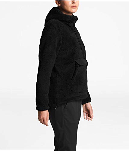 The North Face Women's Campshire Pullover Hoodie - Soft Fleece Jacket for Outdoor Activities & Casual Wear (Black, Small) | Perfect for Hiking, Camping & Everyday Comfort