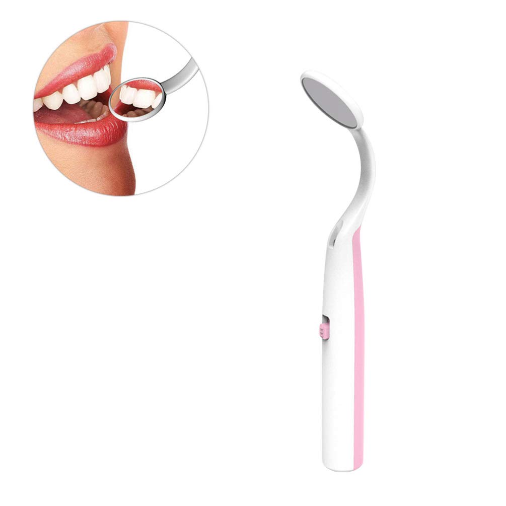 LED Dental Mirror with Light - Dentist Oral Care Tool for Teeth Inspection & Cleaning