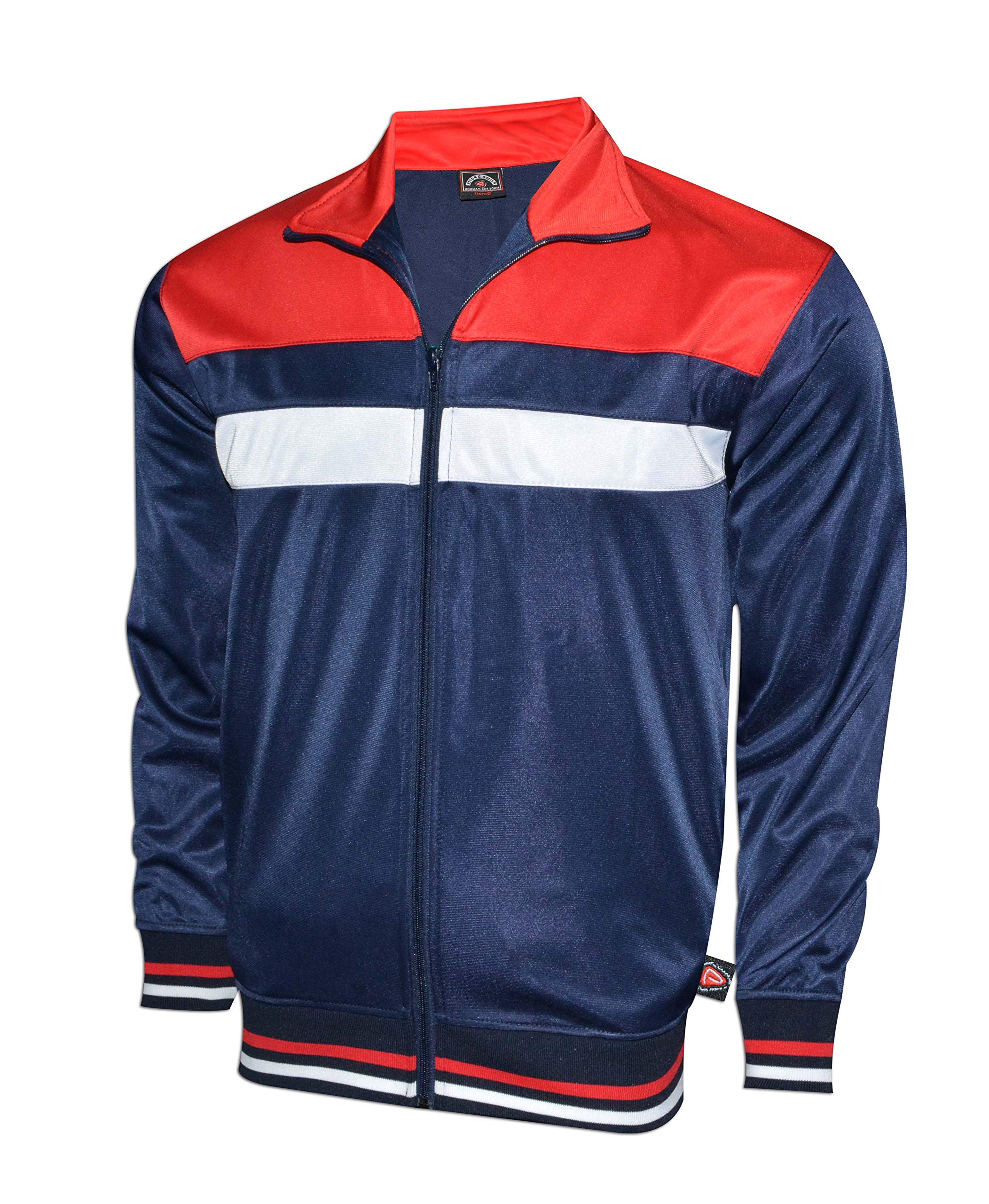 Prime Sports Men's Tracksuit Set - Athletic Full Zip Hoodie & Jogger Pants with Zipper Pockets for Gym, Running, Casual Wear & Outdoor Activities