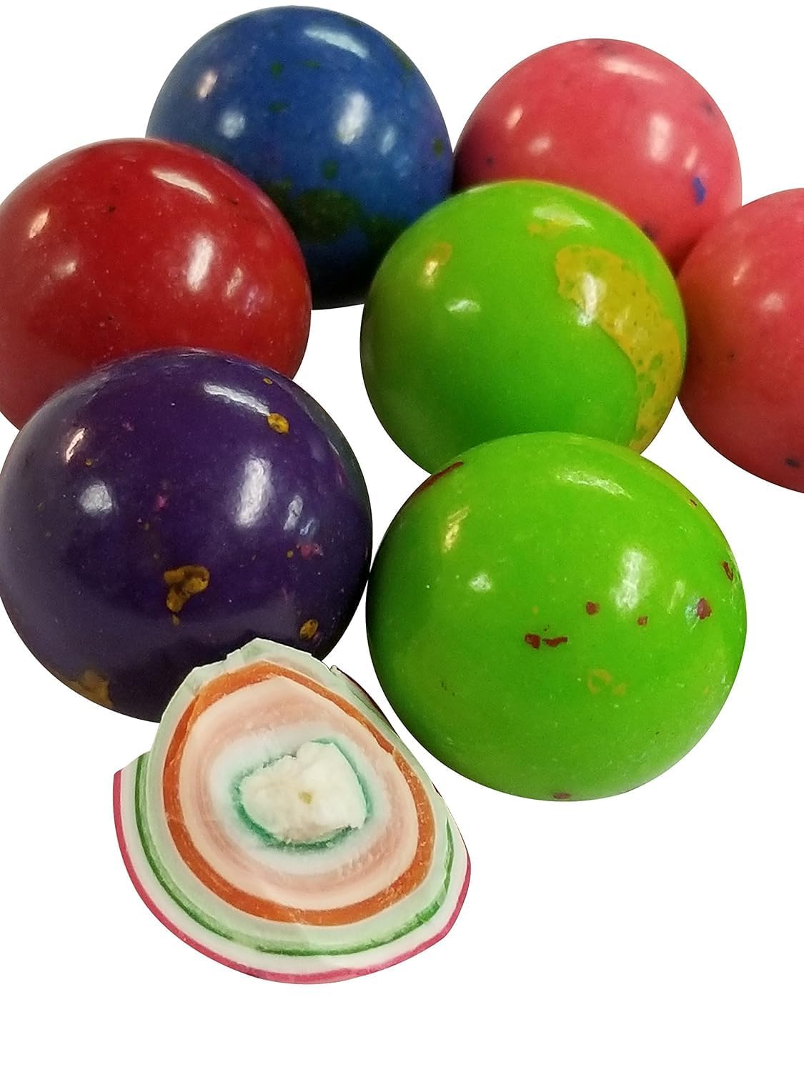Jawbreakers Hard Candy - 1 Inch Assorted Colors, Rainbow Candy, 1 Pound Pressed Dextrose Candy - Perfect for Parties, Gifts, and Candy Buffets