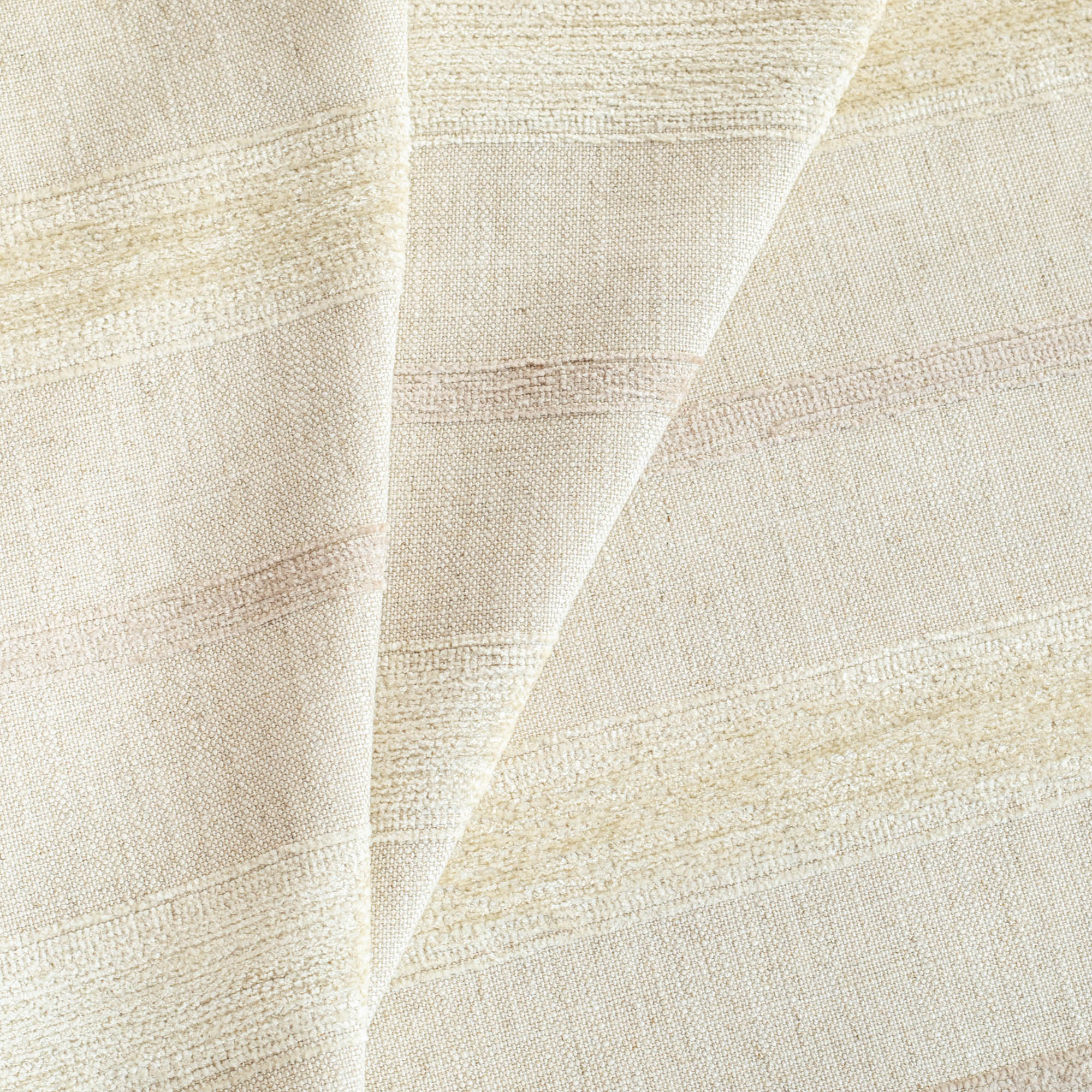 Ellis Stripe Fabric - Natural Cotton Blend Textile for Upholstery, Curtains & Home Decor | Premium Quality Fabric for DIY Sewing Projects & Crafting