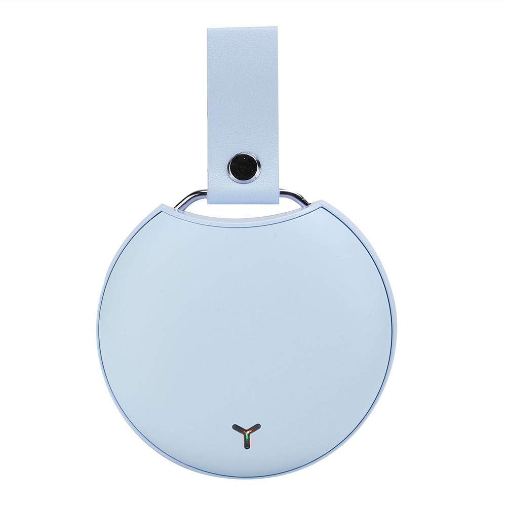 USB Rechargeable Hand Warmer - Mini Portable Pocket Warmer for Women & Men, Fast Heating for Office, Home, Classroom, Outdoor Activities (Blue) - Perfect for Winter, Camping, Hiking, and Cold Weather Use