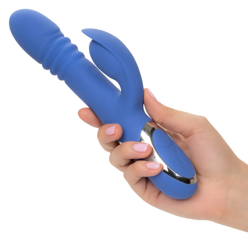 Enchanted Teaser Thrusting Rabbit Vibrator - Powerful Dual Stimulation G-Spot & Clitoral Massager for Women - Perfect for Solo Play & Couples Intimacy