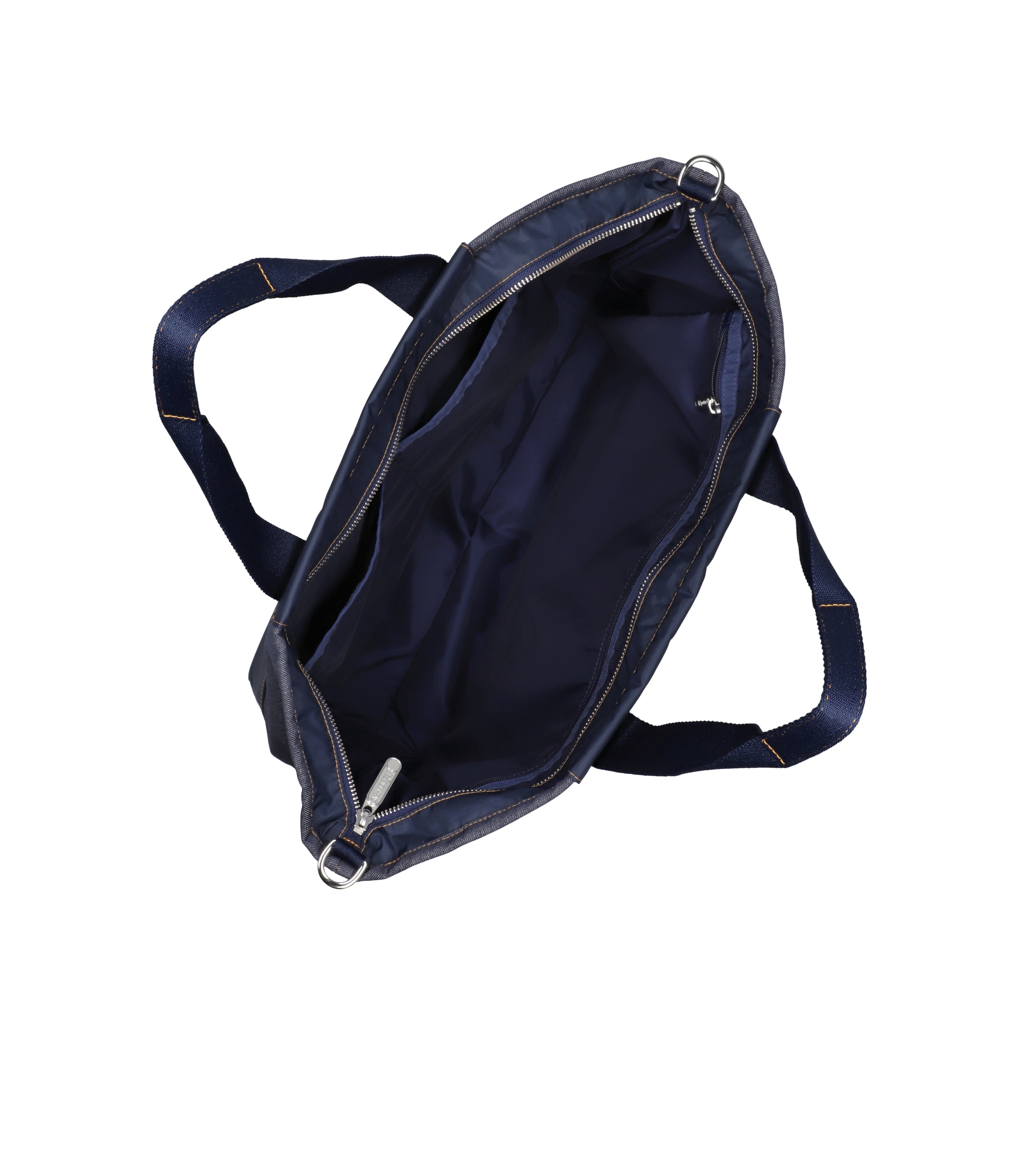 Stylish Denim East West Tote Bag for Women - Trendy Crossbody Handbag with Adjustable Strap - Perfect for Work, Travel, and Everyday Use