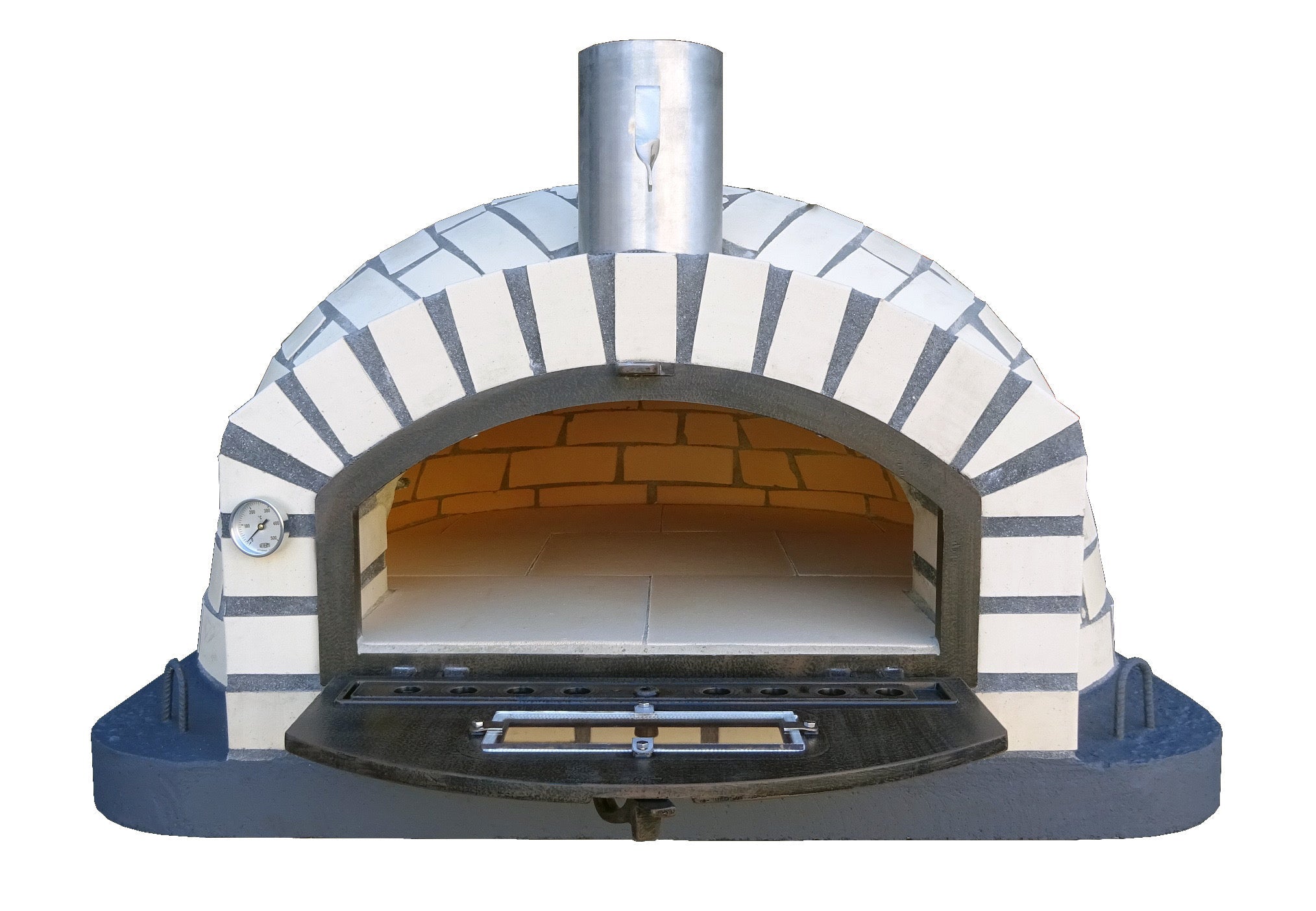 Premium ROMA PIZZAIOLI Hybrid Pizza Oven - Professional Indoor/Outdoor Wood & Gas Pizza Maker for Restaurant-Quality Pies - Perfect for Backyard Parties, Italian Cooking & Outdoor Entertaining