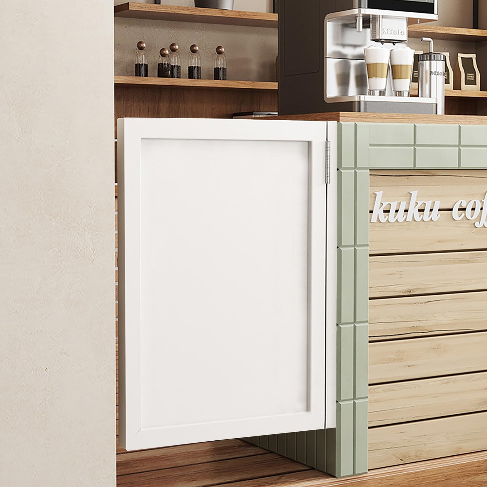 Premium Pine Wood Saloon Swing Doors - Half-Waist Interior Cafe Style Doors for Homes, Kitchens, Bars & Hallways | Automatic Close with Lock | Custom Sizes Available | Perfect for Western Decor, Restaurant Partitions & Entryway Dividers