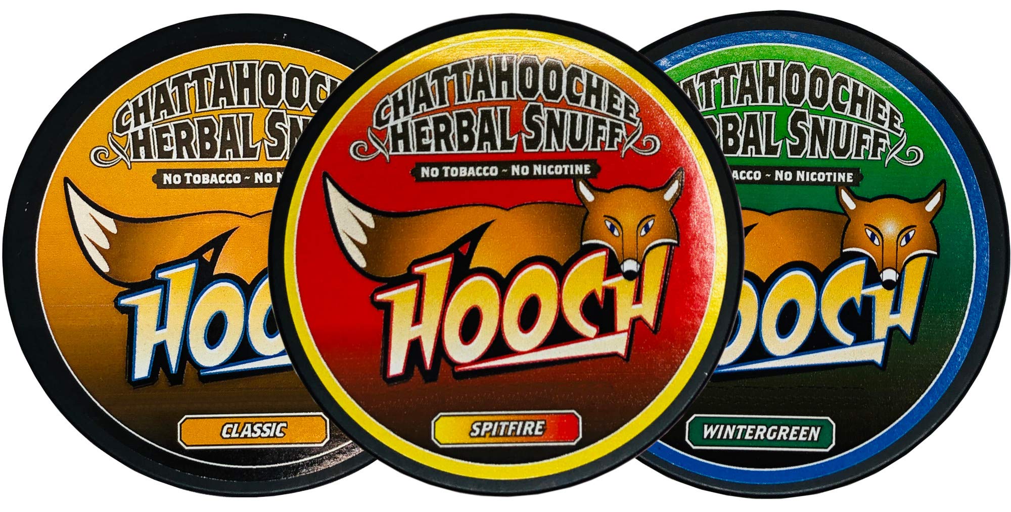 3 Can Variety Sampler (Classic, Spitfire & Wintergreen) Rough Cut Chewing Tobacco with DC Crafts Nation Skin Can Cover - American Made - Perfect for Outdoor Activities, Camping & Road Trips