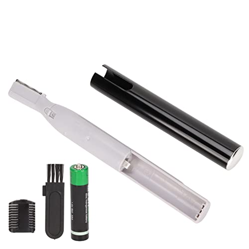 BTIHCEUOT Electric Eyebrow Shaver - Rechargeable Stainless Steel Eyebrow Trimmer for Women & Men | Painless Hair Removal for Perfect Eyebrow Shaping | Home & Travel Essential Beauty Tool (Black)