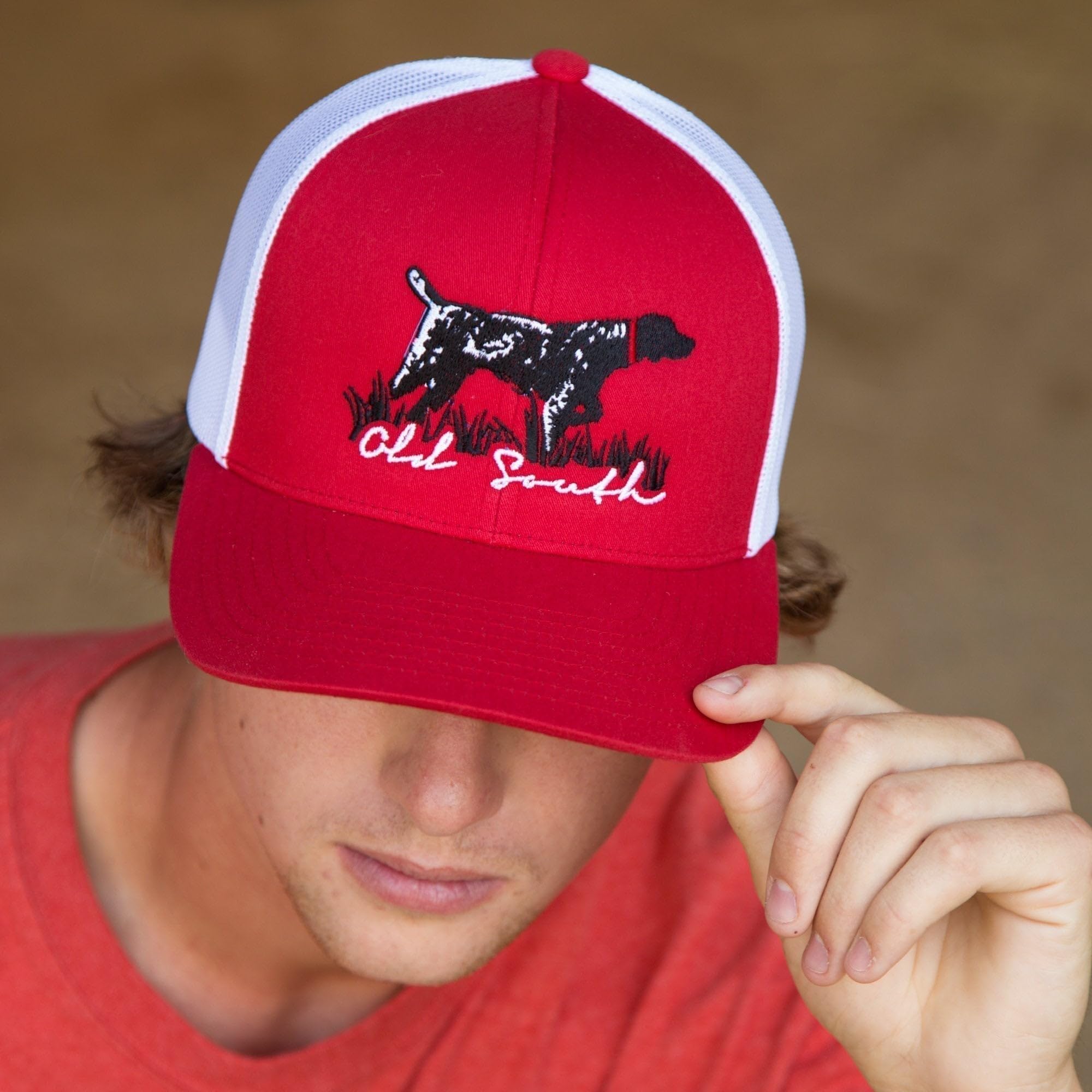 Pointer Trucker Hat - Adjustable Mesh Back Cap for Men & Women - Perfect for Outdoor Activities, Sports, and Casual Wear