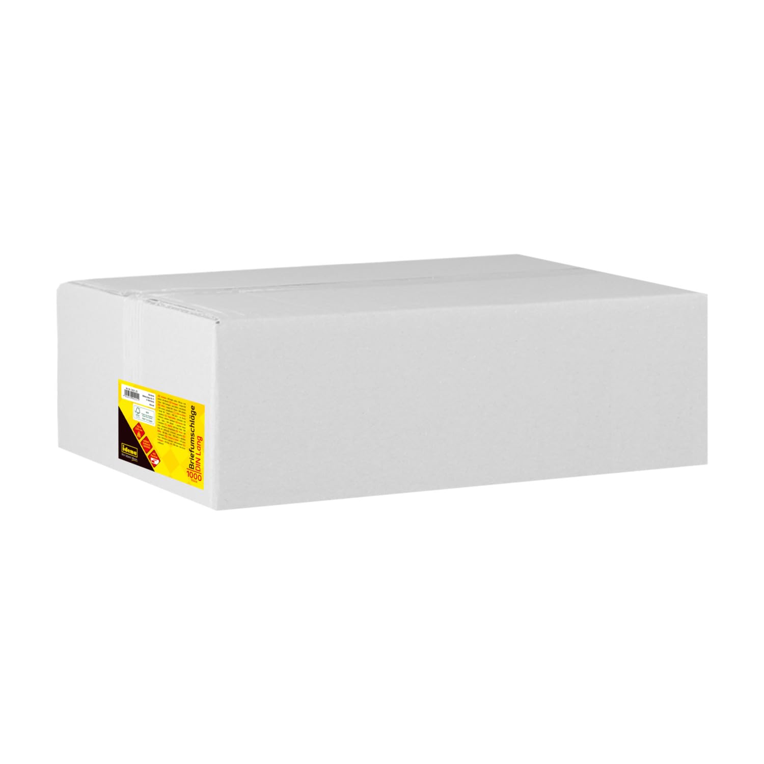 FSC Certified 10221 DIN Long Envelopes - 75 g/m² Self-Adhesive Window Envelopes (Pack of 1000) for Business Mail, Invoices & Office Documents