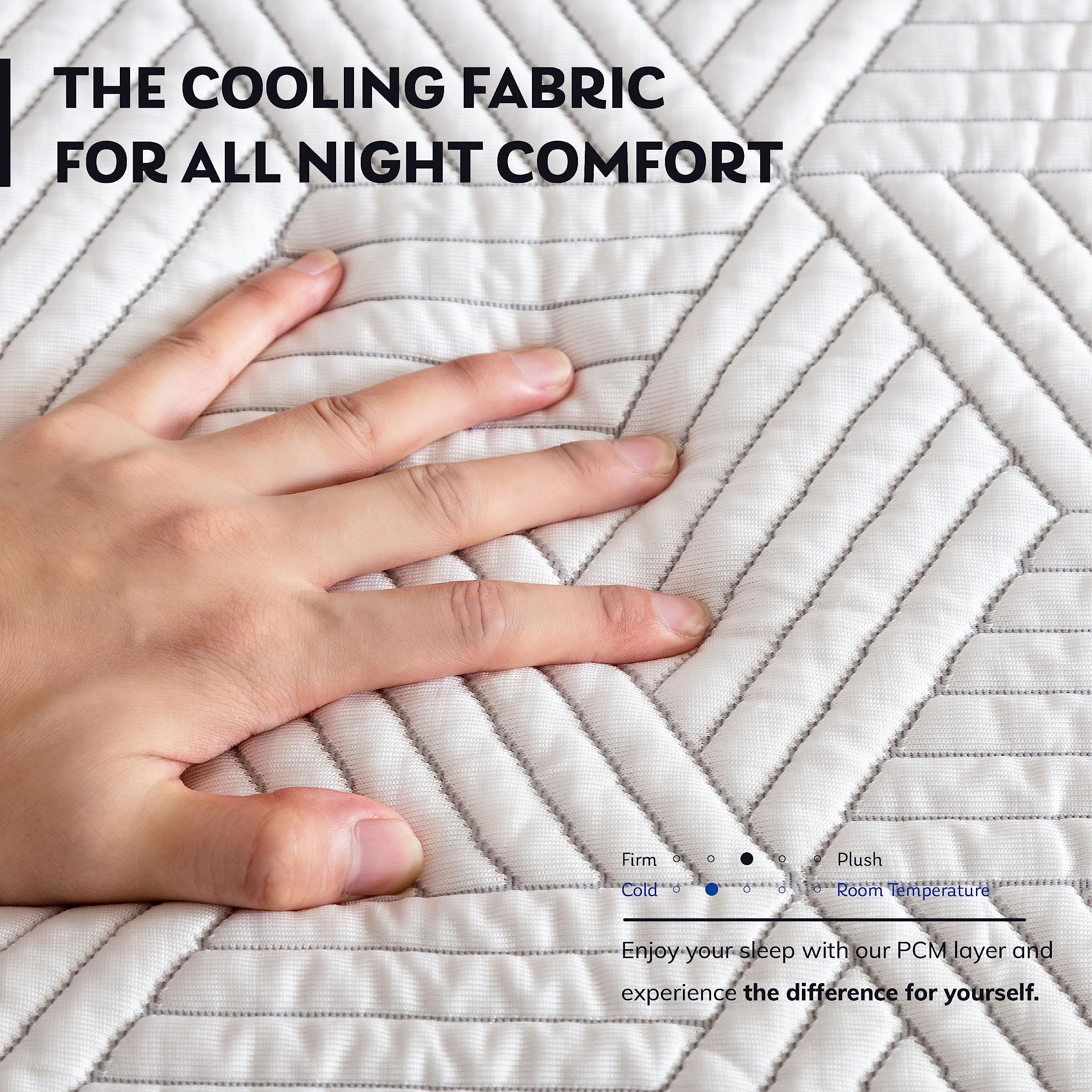 MLILY 13 Inch Twin XL Gel Memory Foam Mattress in a Box - Medium Firm with PCM Cooling Technology, CertiPUR-US Certified, Made in USA (80