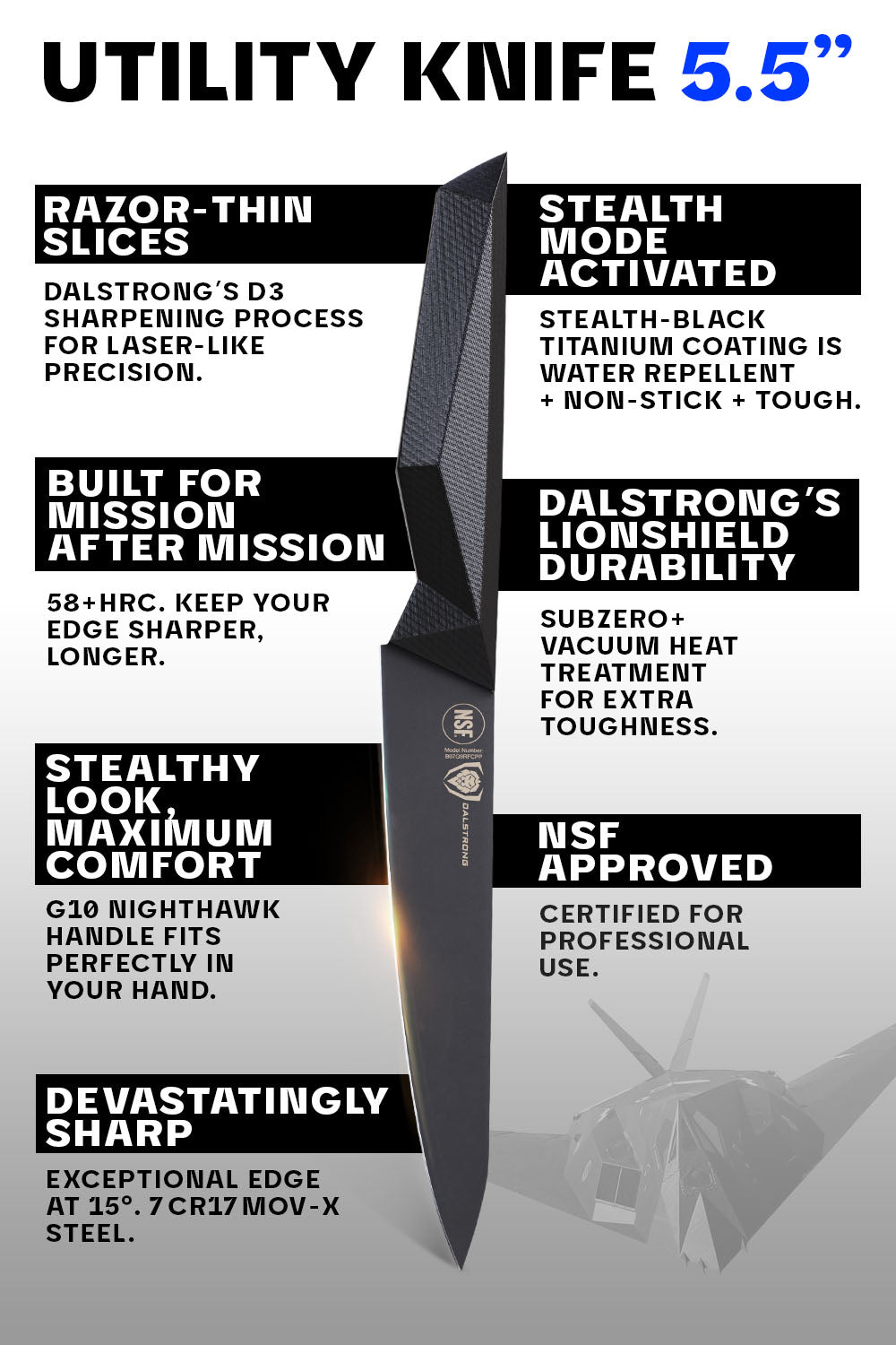 Dalstrong Shadow Black Series 5.5