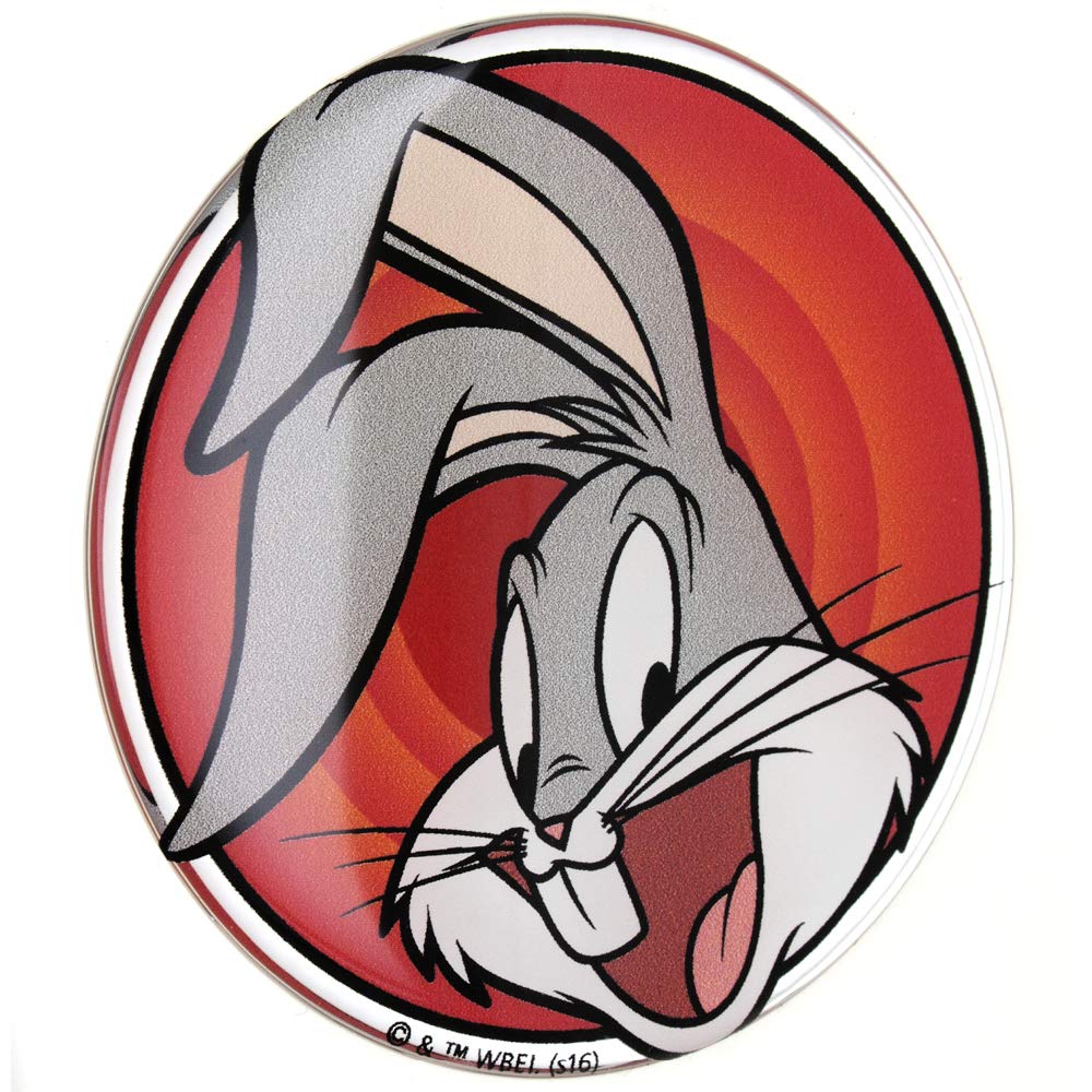 Looney Tunes Car Decal - Bugs Bunny Dome Emblem for Auto Styling