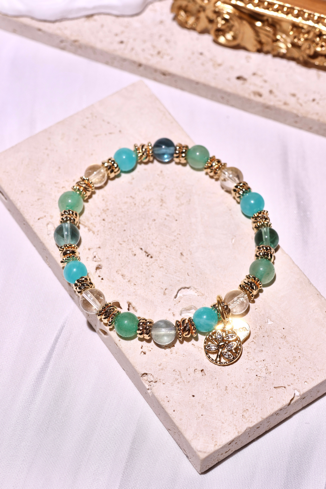 INTENTION 6mm Growth & Learning Bracelet - Motivational Beaded Bracelet for Personal Development, Meditation & Mindfulness - Perfect for Students, Yoga & Daily Inspiration
