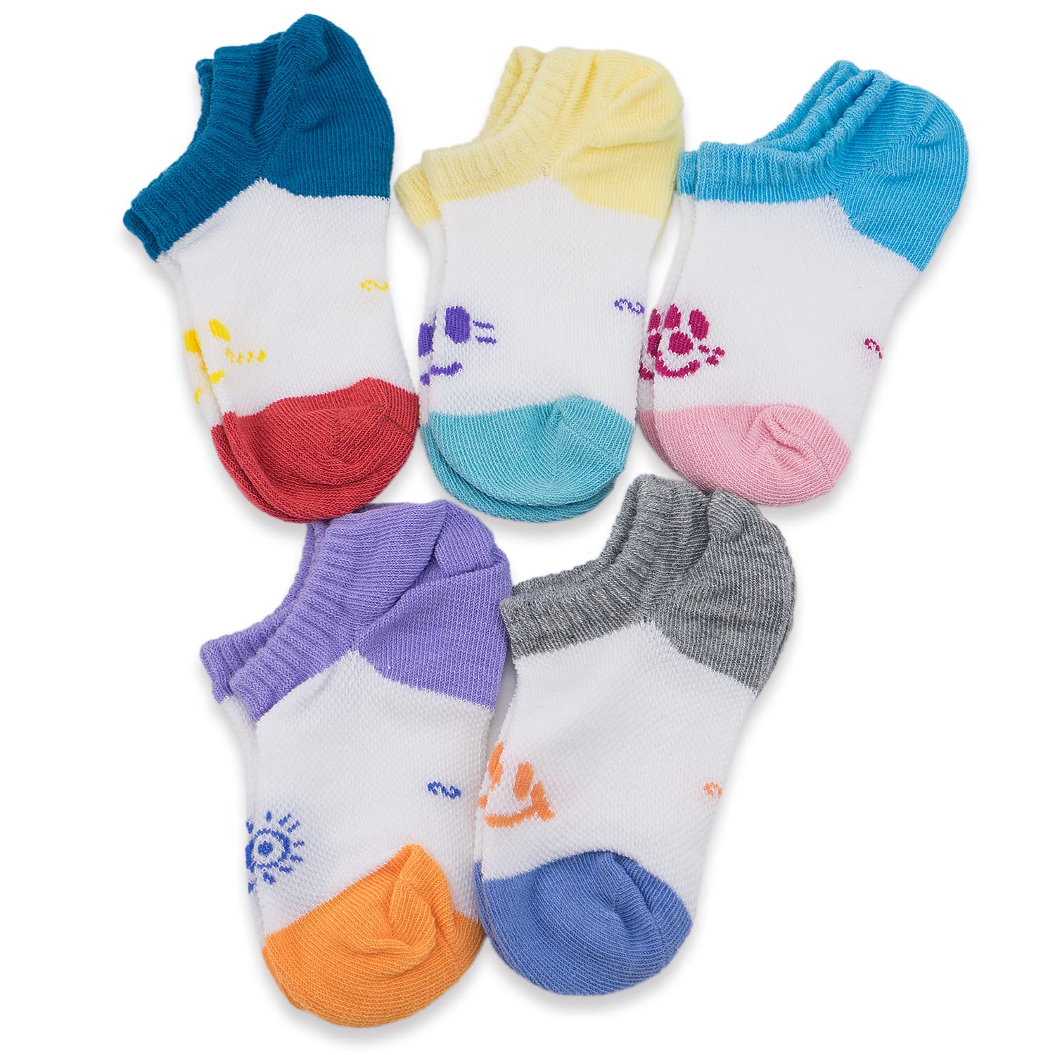 Baby Girls & Boys Thin Mesh Cotton Socks - Breathable Toddler Low Cut Ankle Socks for Summer | Perfect for Playtime, Daycare & Outdoor Activities