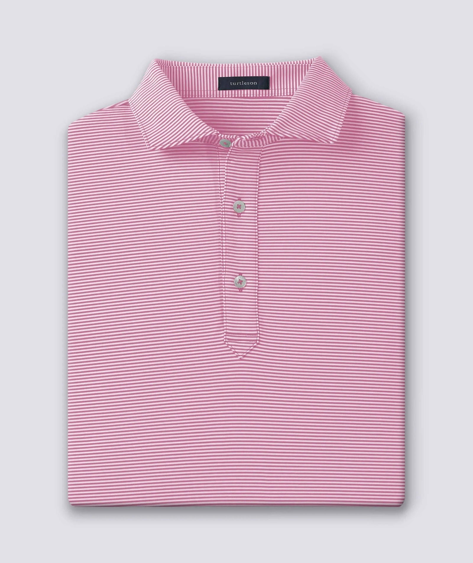 Carter Stripe Performance Polo Shirt for Men - Breathable, Moisture-Wicking Golf & Casual Wear - Perfect for Work, Sports & Outdoor Activities