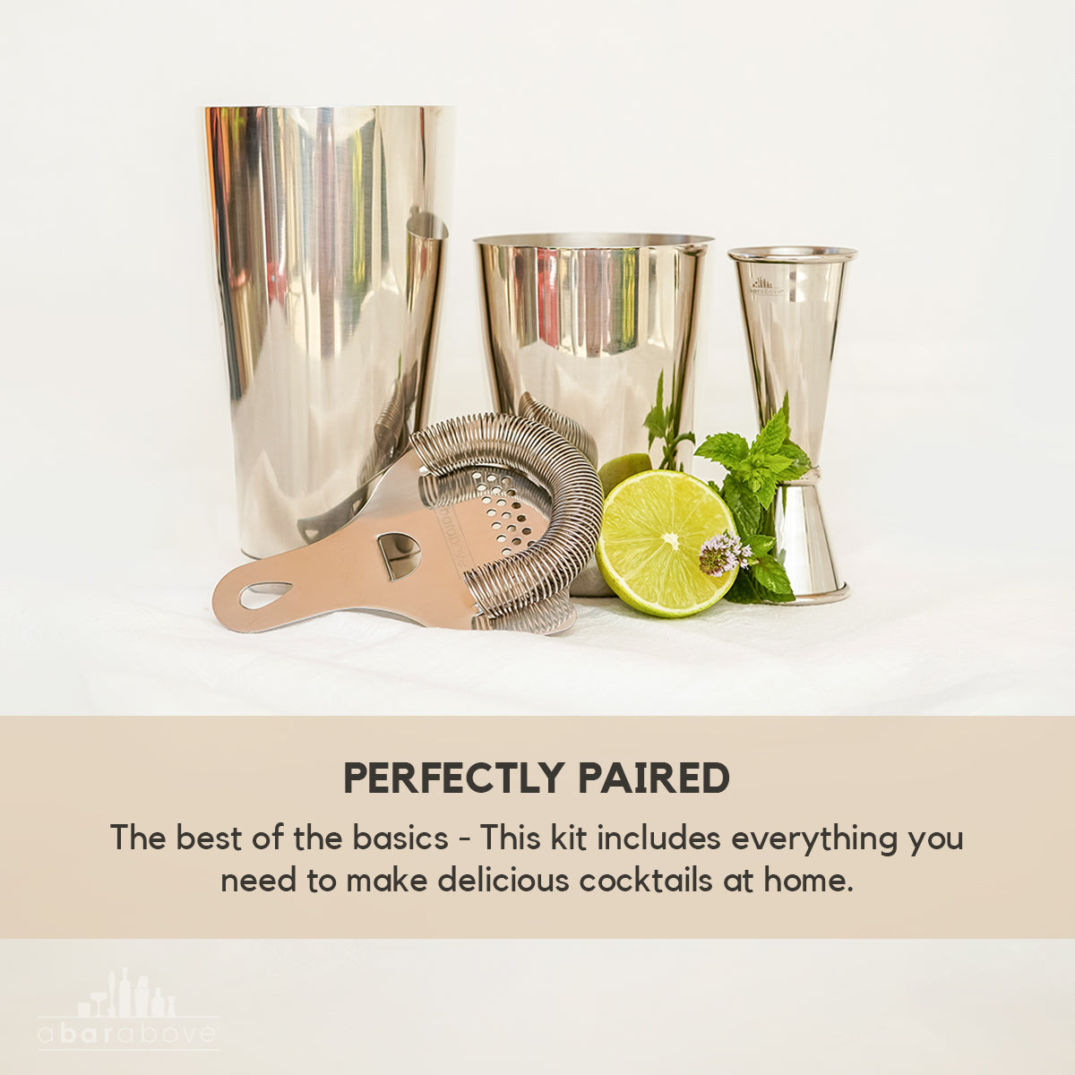 Premium 24K Gold Cocktail Shaker Set - 4 Piece Bar Kit with Strainer & Jigger - Perfect for Home Bars, Parties & Professional Mixology