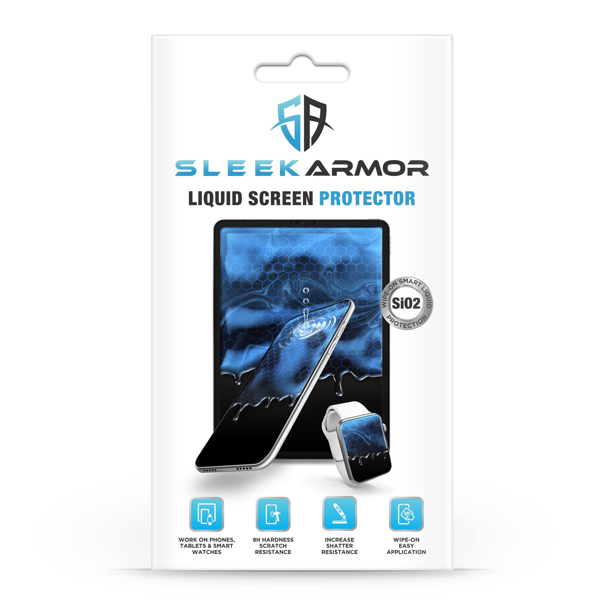 Liquid Glass Screen Protector - Universal Nano Coating for All Phones, Tablets & Smartwatches | Scratch-Resistant, Shatterproof Protection | Perfect for Everyday Use, Travel & Outdoor Activities