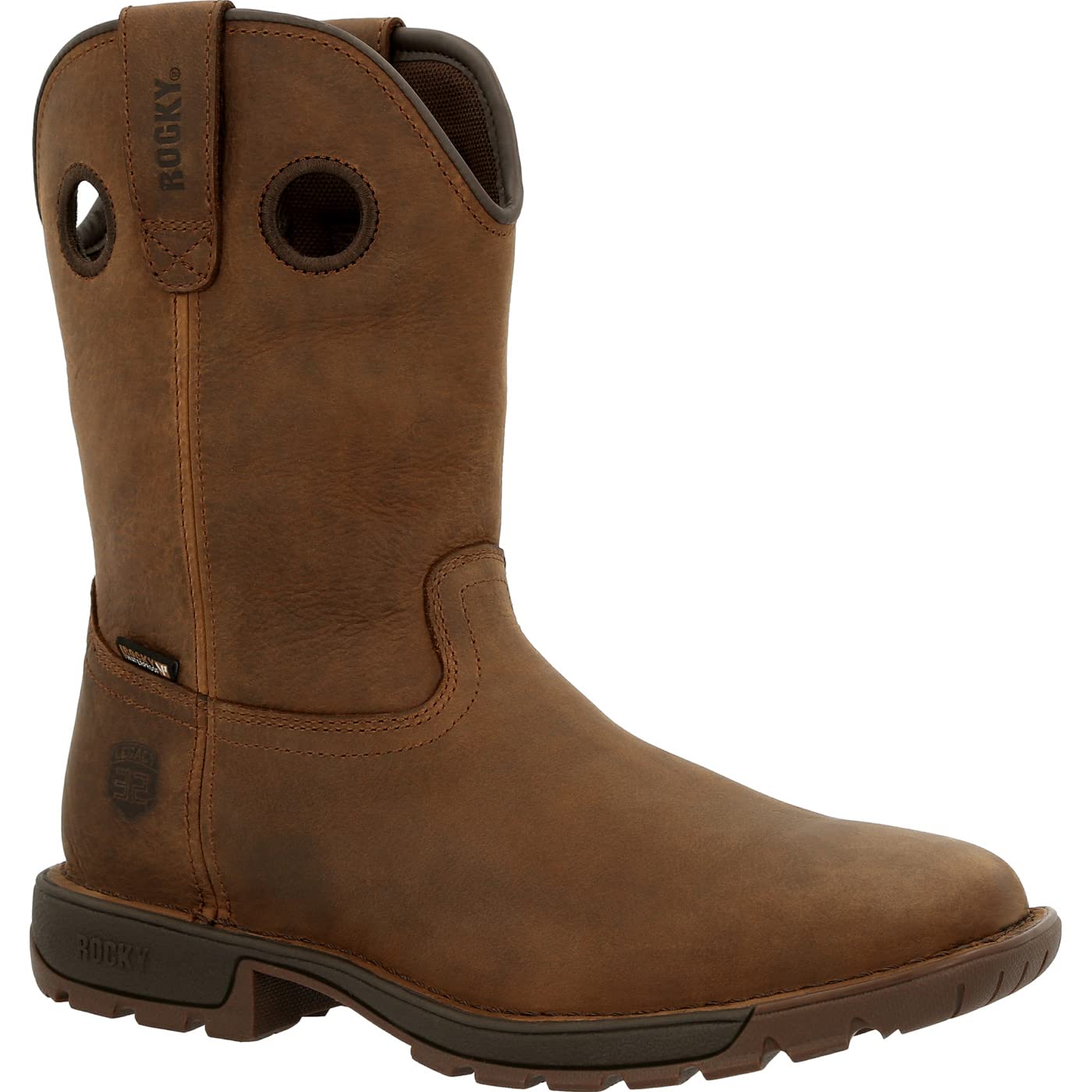Rocky Men's Legacy 32 Western Boots - Genuine Leather Cowboy Boots for Men | Durable & Comfortable Riding Boots for Country, Rodeo & Outdoor Activities