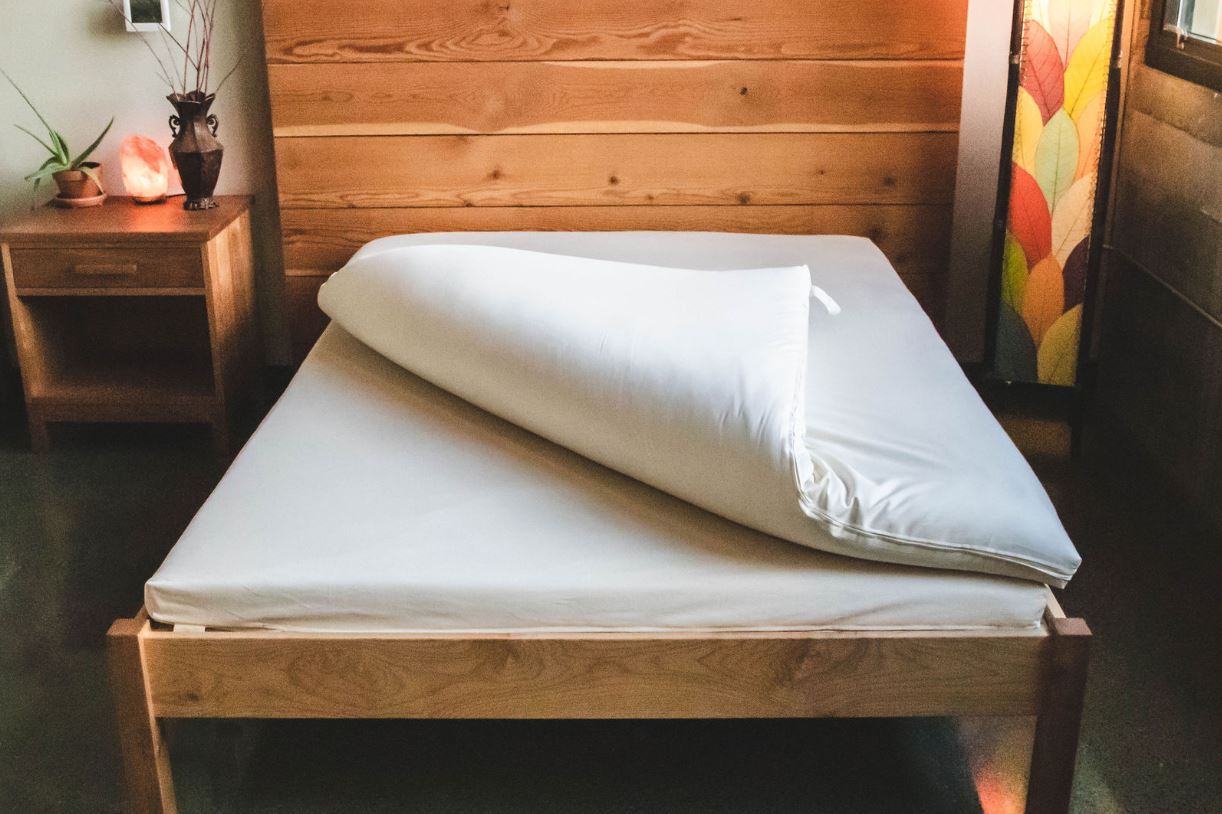 Organic Wool & Latex Shikibuton Mattress - Japanese Floor Futon for Comfortable Sleeping - Perfect for Small Spaces, Guest Rooms & Minimalist Living