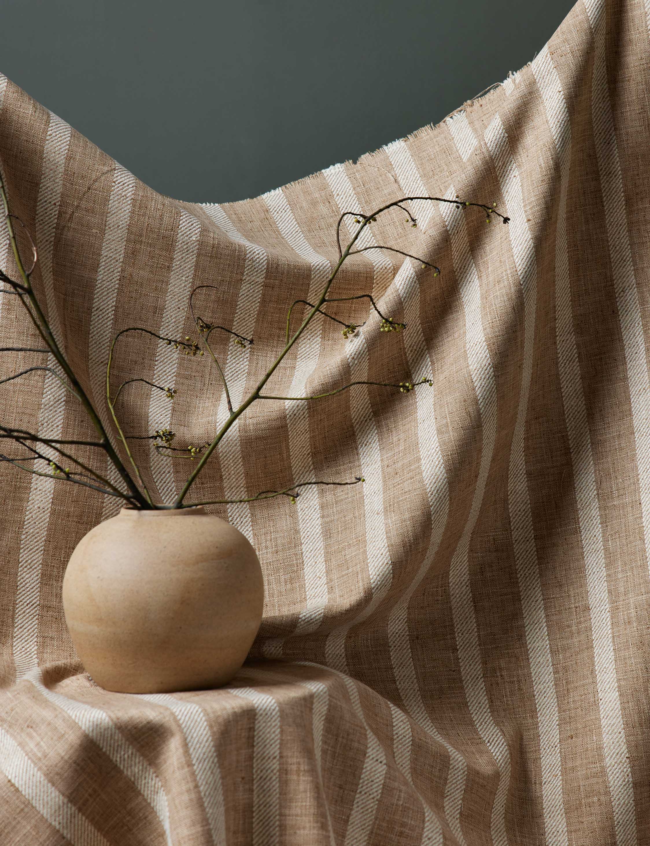 Daphne Textured Fabric - Soft & Durable Home Decor Material for Upholstery, Curtains & DIY Crafts