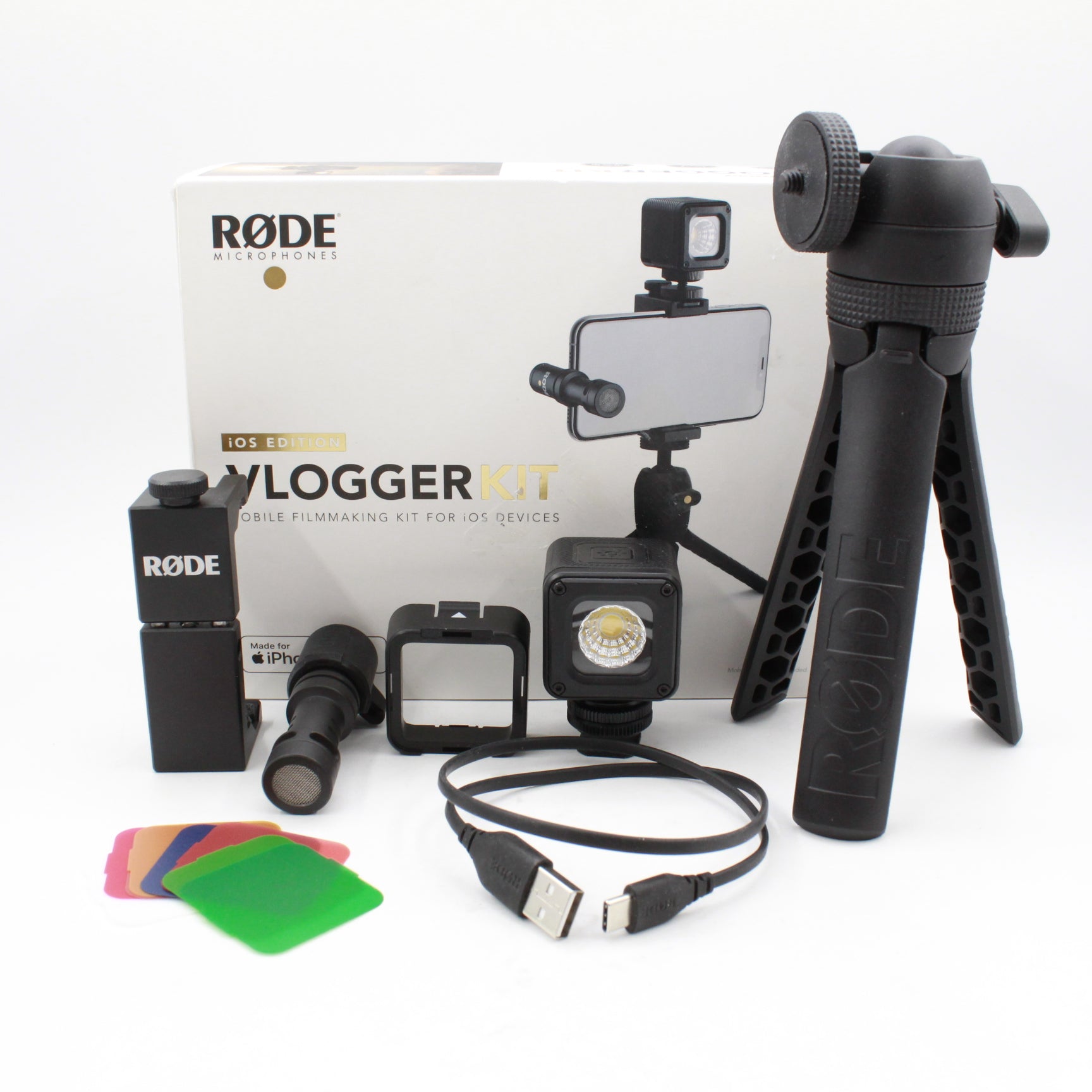 Rode Vlogger Kit iOS Edition - Mobile Filmmaking Kit for iPhone & iPad with Lightning Port | Open Box Deal | Perfect for YouTube, Vlogging & Content Creation