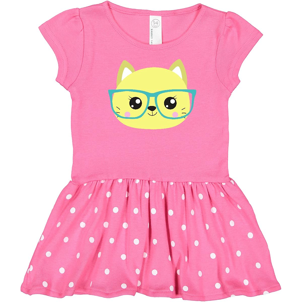 Hipster Cat with Glasses - Cute Kitten Dress for Infants & Toddler Outfits