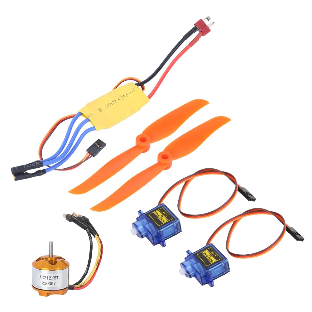 Premium RC A2212 2200KV Brushless Motor with 30A ESC Speed Controller - High Performance for RC Drones, Airplanes & DIY Projects - Perfect for Hobbyists and Professionals