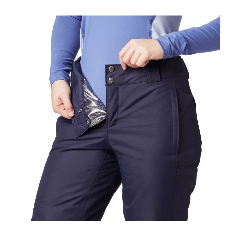 Columbia Women's Bugaboo Omni-Heat Ski Pants - Waterproof Insulated Snow Pants for Cold Weather, Dark Nocturnal - Perfect for Skiing, Snowboarding & Winter Outdoor Activities