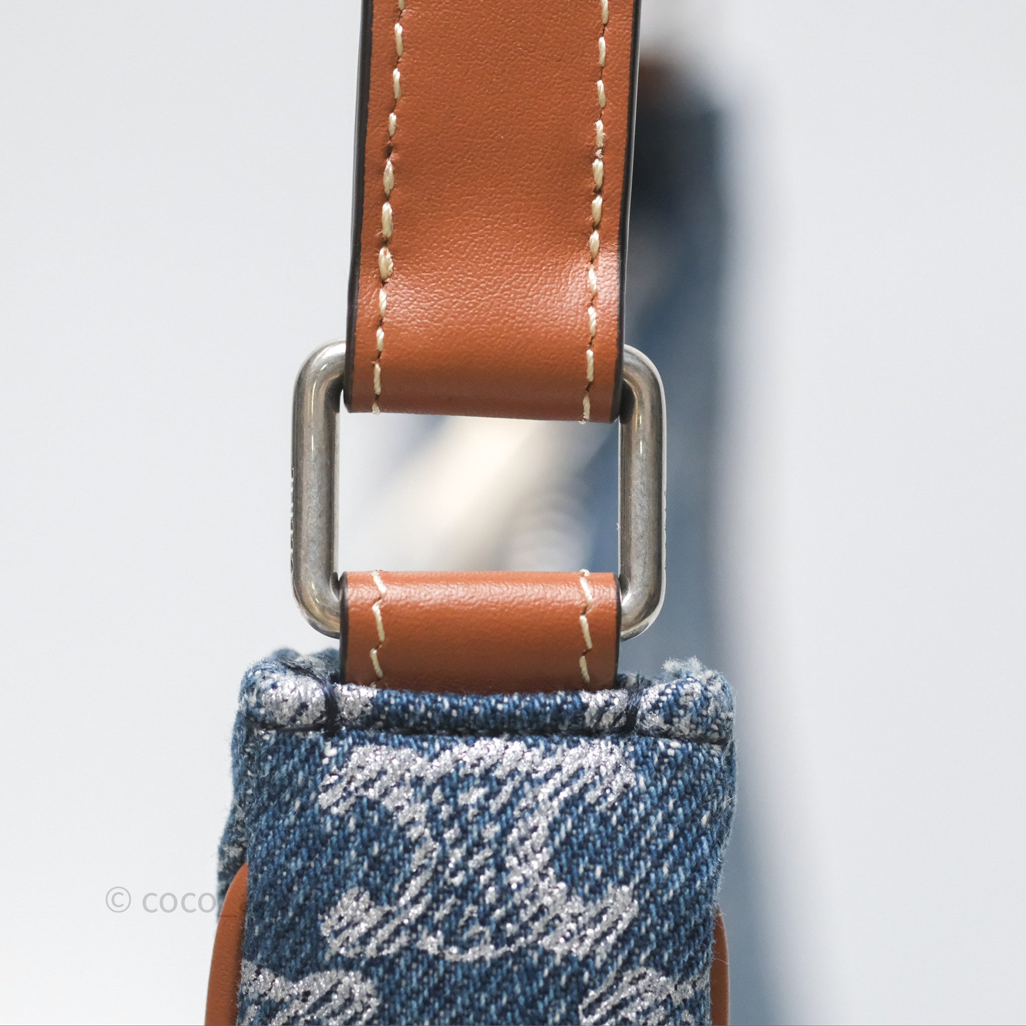 Celine Ava Bag Triomphe Canvas Crossbody Bag - Stylish Denim Shoulder Purse for Women, Perfect for Daily Use, Travel & Casual Outings