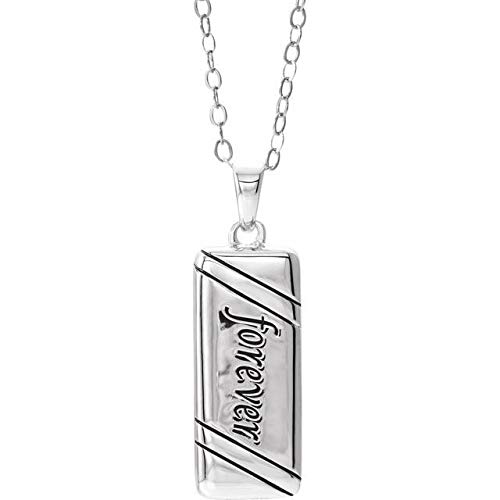 Sterling Silver Forever Companion Ash Holder Necklace - 18