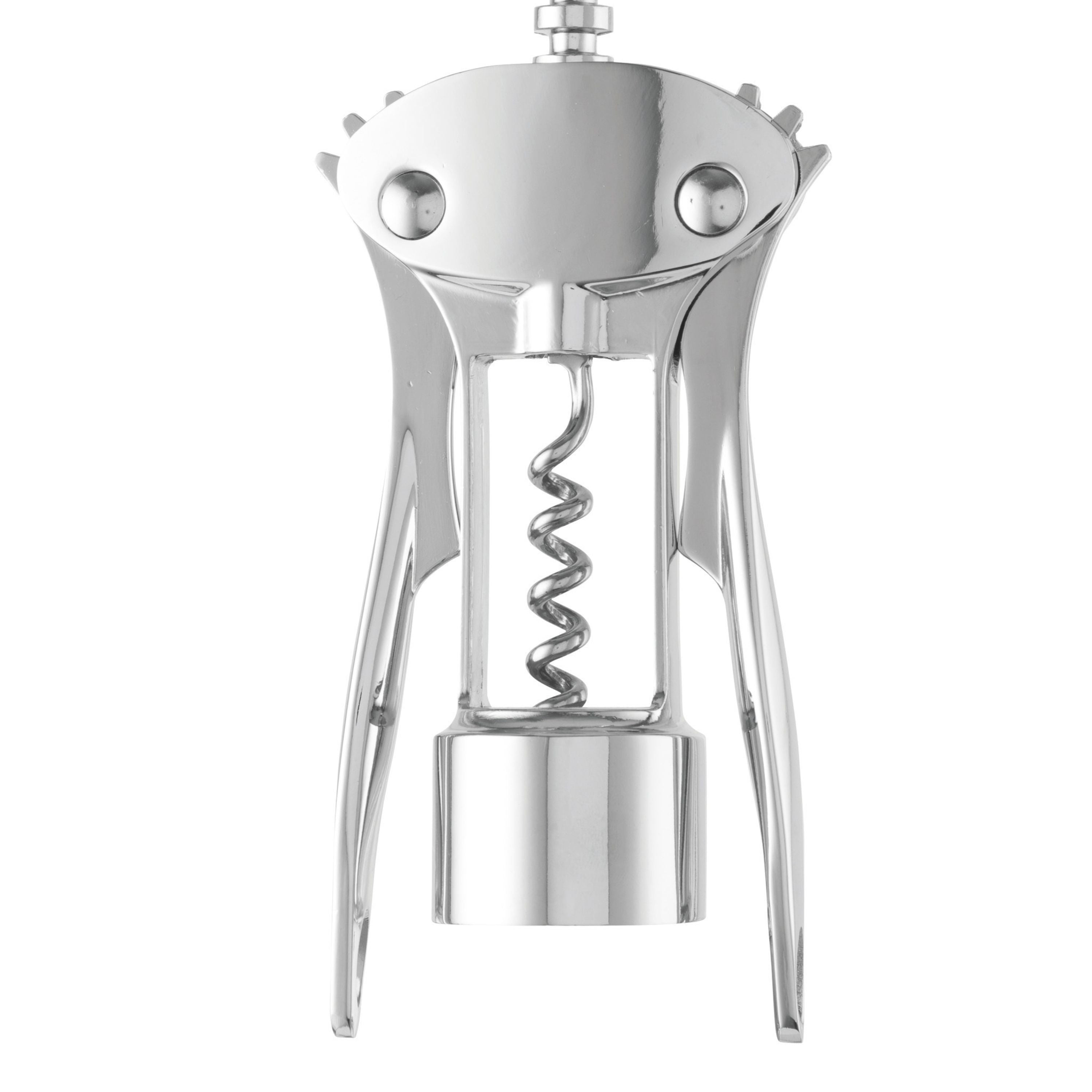 BergHOFF Essentials Cast Zinc Alloy Wine Bottle Opener Corkscrew - 8 Inch Durable Bar Tool for Wine Lovers, Perfect for Home Bars, Restaurants, and Wine Tasting Events