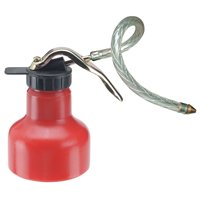 Plews 6 oz. Flexible Spout Oil Can - Premium Metal Oil Dispenser for Automotive, Motorcycle & Machinery Maintenance