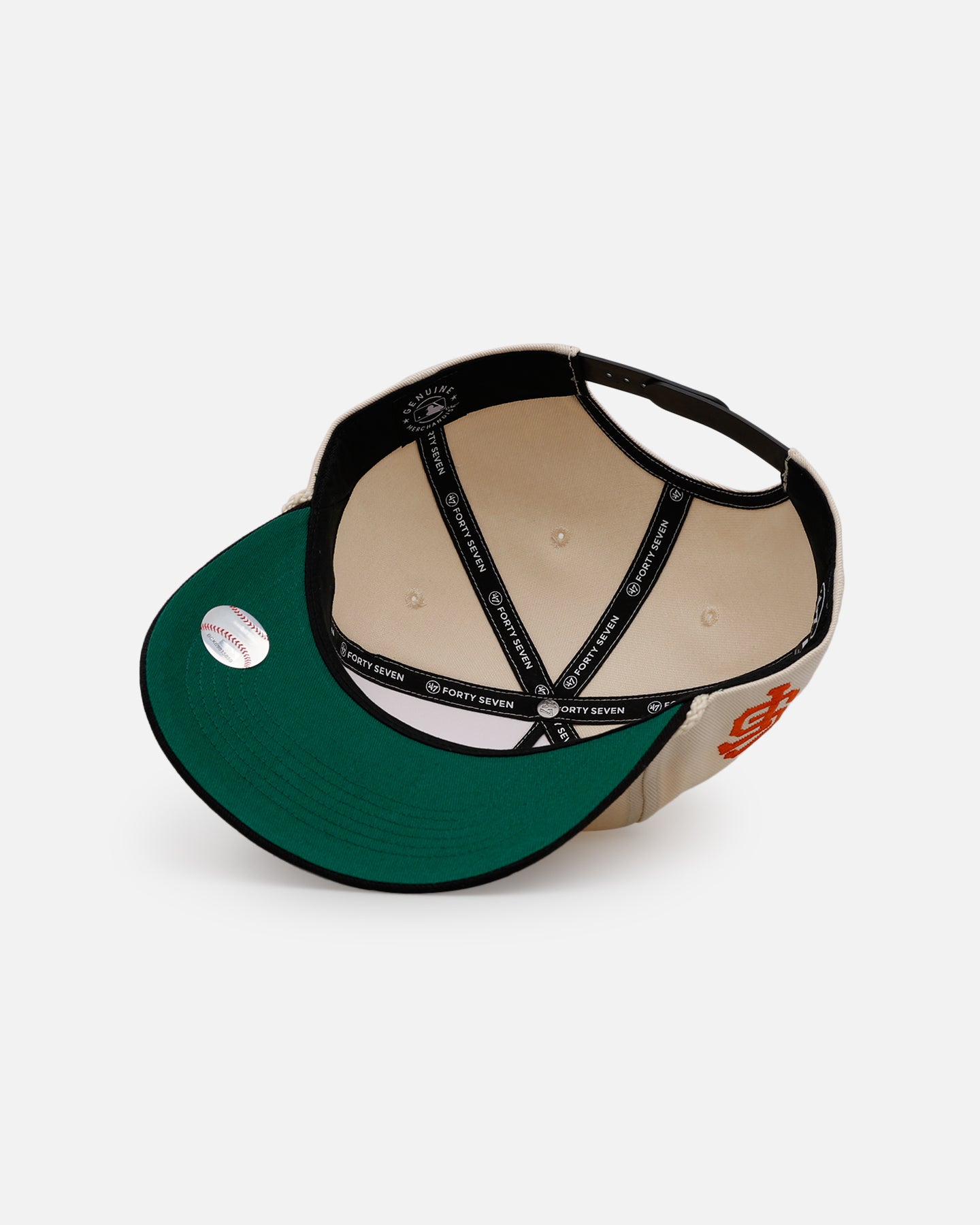47 Brand San Francisco Giants MLB Opening Day Script Hitch Snapback Hat - Adjustable Baseball Cap for Men & Women - Perfect for Games, Sports, and Casual Wear