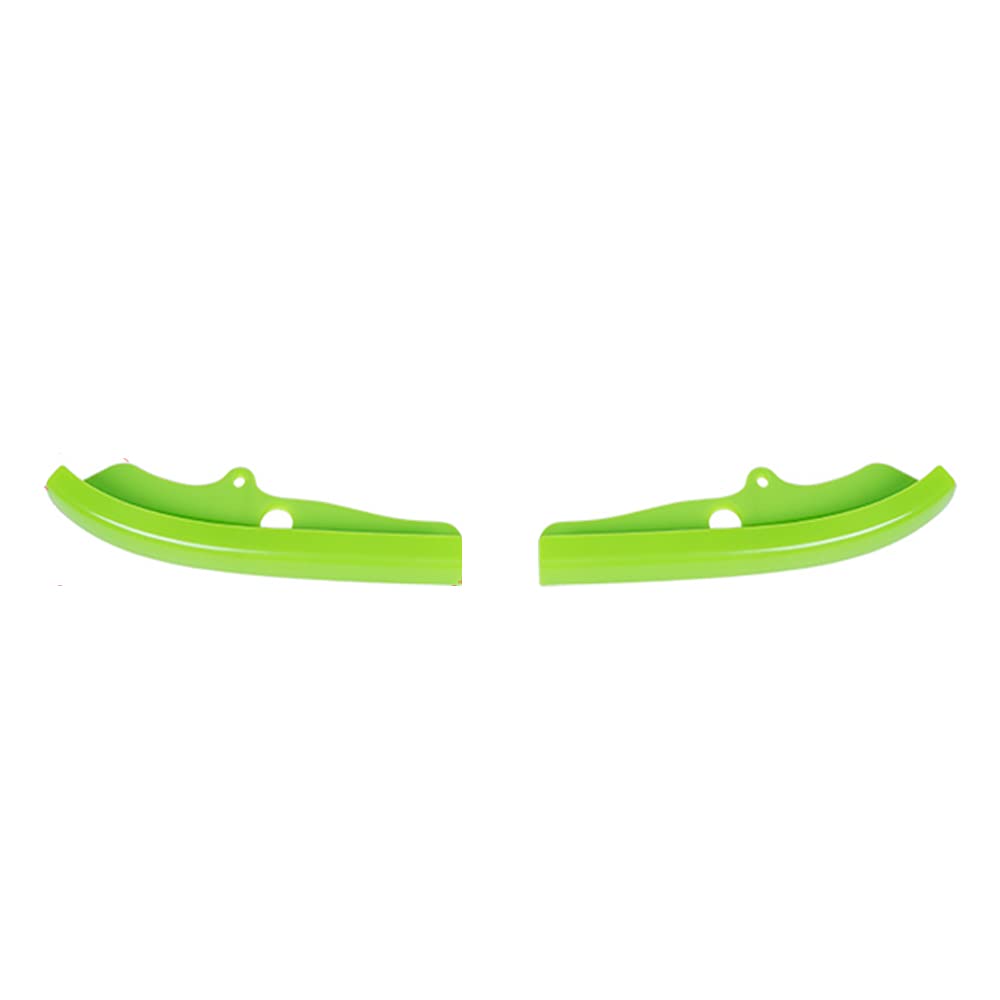 High-Performance ABS Front Bumper Lip Spoiler Splitter for Dodge Challenger 2015-2021 - Aggressive Green Exterior Upgrade (Perfect for Car Shows & Street Racing)