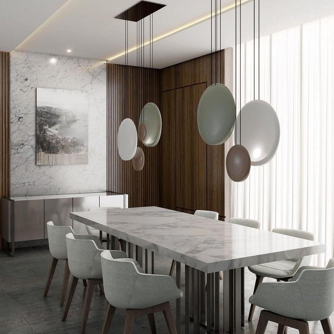 Cosmos Combination Pendant Light Fixture - Modern Ceiling Lighting for Dining Room, Kitchen, Bedroom & Living Room Decor