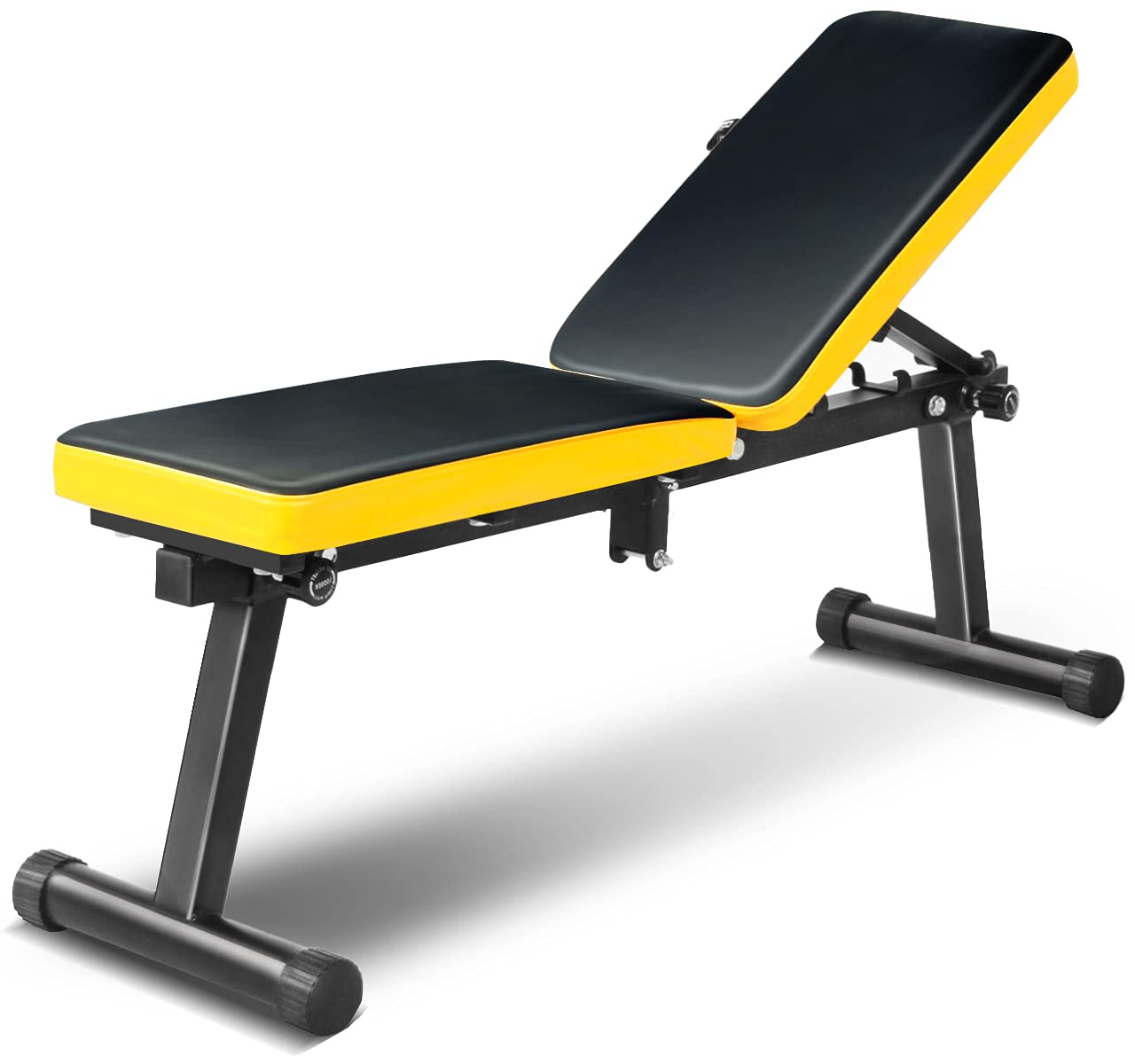 SogesGame Adjustable Foldable Weight Bench for Home Gym - Full Body Workout Equipment for Strength Training & Exercise | Perfect for Home Fitness, Bodybuilding & CrossFit Workouts