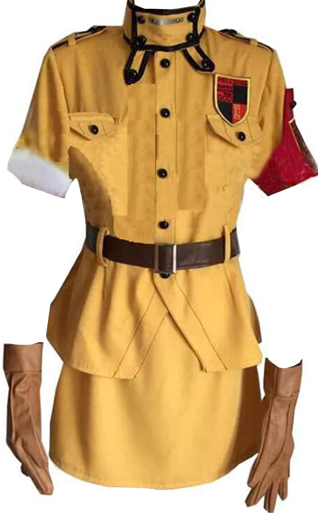 Anime Women's Cosplay Costume Dress - Yellow Version | Halloween Outfit for Cosplay, Conventions & Themed Parties