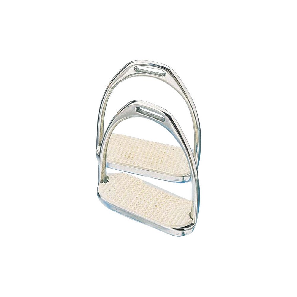 Premium Korsteel Knife Edge Stirrup Irons for Equestrian Riding - Lightweight & Durable Stainless Steel Stirrups for English & Western Riding, Trail & Show Jumping