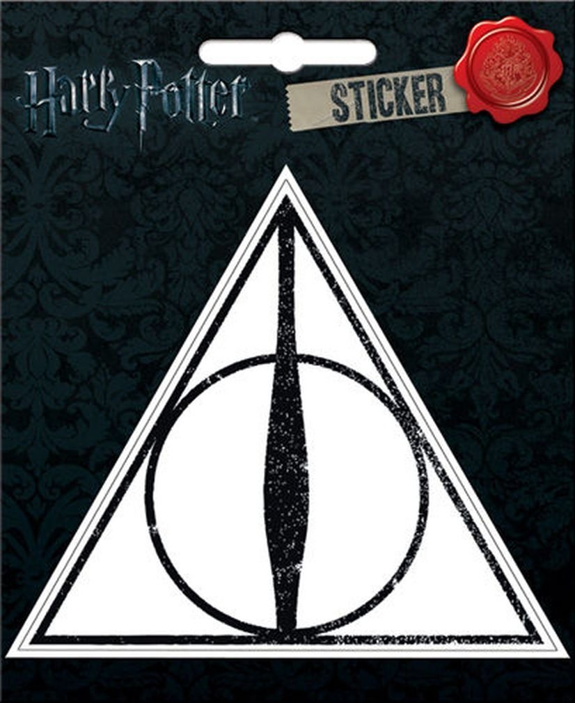 Harry Potter Deathly Hallows Stickers Set - Official Anime & Movie Themed Decals - Perfect for Laptops, Water Bottles & DIY Gifts