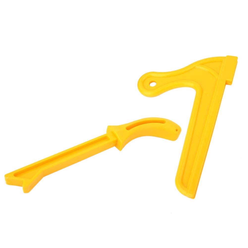 Safety Push Block - Durable Plastic Steady Grip Woodworking Push Stick for Band Saw, Shaper, Router & Table Saw | Perfect for Woodworking Safety & Precision Cutting