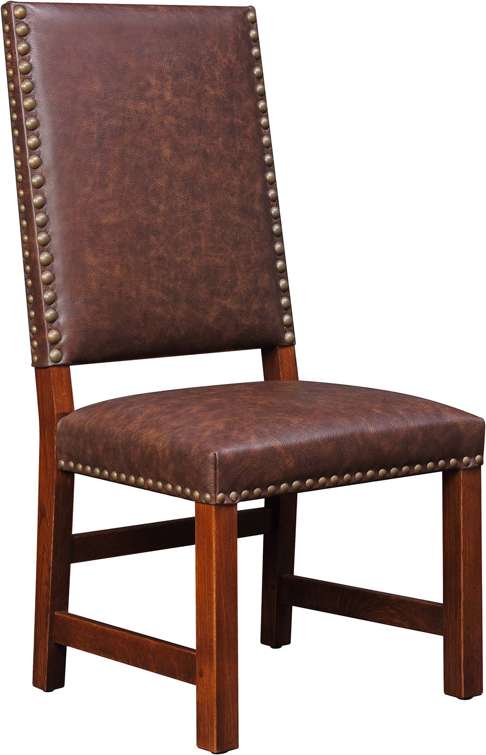 Elegant Tall Back Upholstered Side Chair - Comfortable Dining or Office Accent Chair for Home Decor | Perfect for Dining Rooms, Living Spaces & Workspaces
