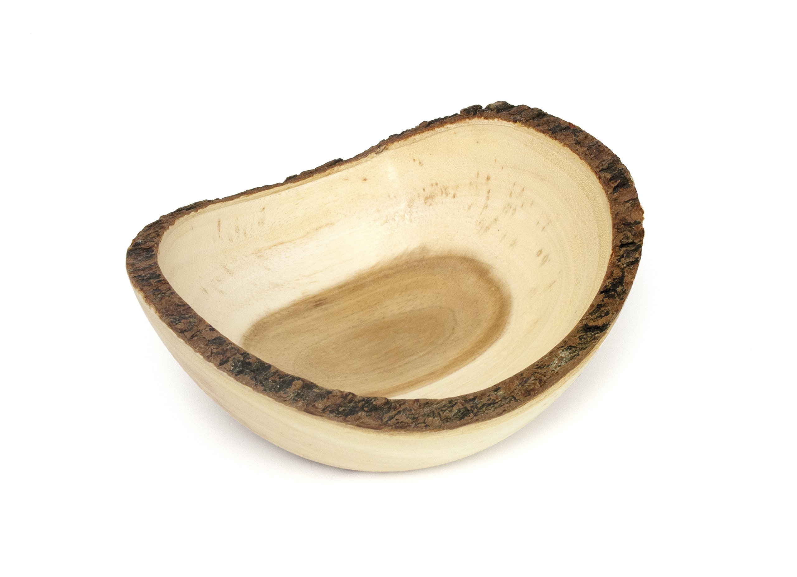 Lipper International Acacia Tree Bark Oval Bowl - 9.5
